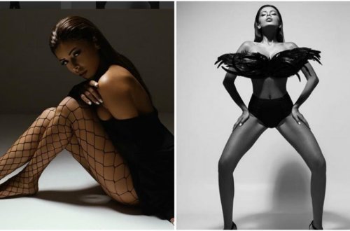 Azərbaycanlı modeldən yarıçılpaq fotosessiya