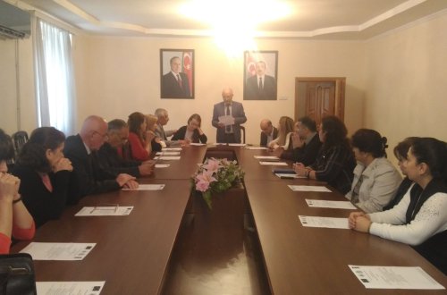 Mingəçevir Dövlət Universitetində “Data Jurnalistika” kitabının müzakirəsi