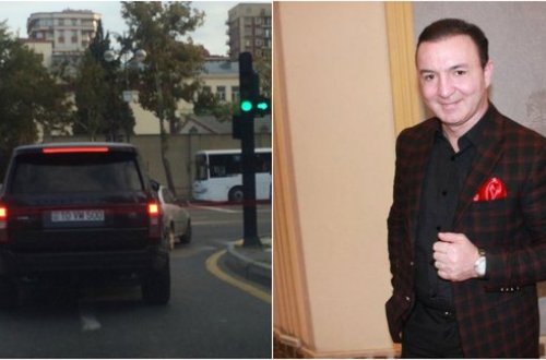 Vasif Məhhərrəmli yol hərəkəti qaydalarını belə pozdu - FOTO