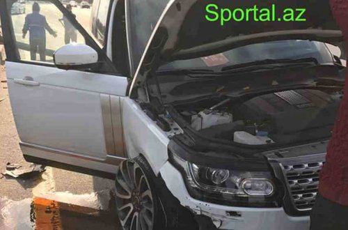 Bu da Rəşadın qəzaya düşdüyü “Range Rover” - Foto