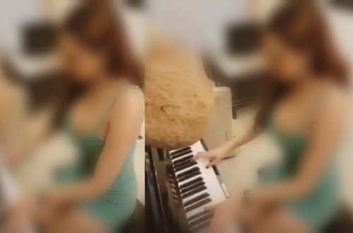 Bakılı qızın bu geyimi, ifası rekord qırır... - VİDEO