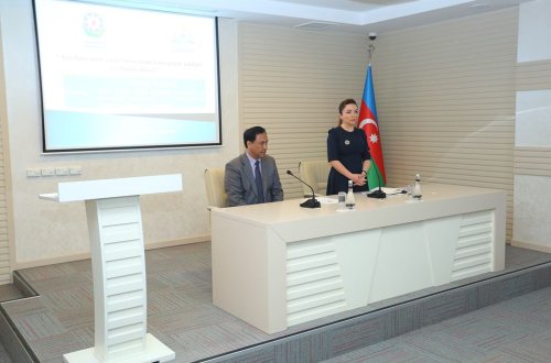 Binəqədi rayonunda “Azərbaycanın xarici siyasətinin konseptual əsasları və İlham Əliyev”  adlı  məlumat saatı keçirildi.