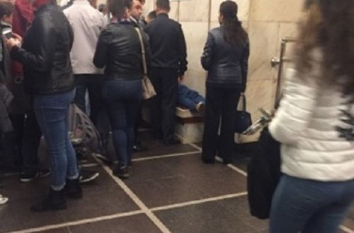 Bakı metrosunda həyəcanlı anlar