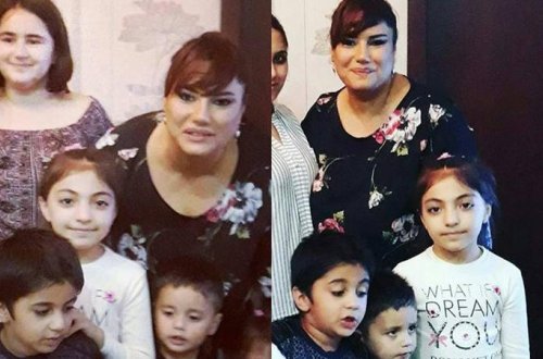 Aytən Səfərova mediadan gizlətdiyi oğluna ad günü etdi - FOTOLAR