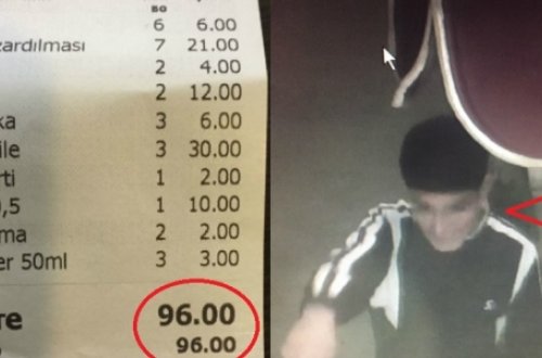 Bakıda restoranda yeyib-içən müştərilər hesabı ödəmədən qaçdı - Polis onları axtarır (VIDEO)