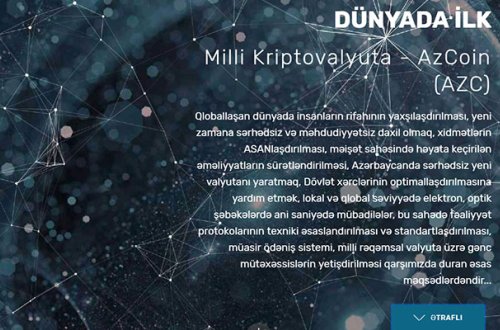 Azərbaycanda milli elektron valyuta yaradılır