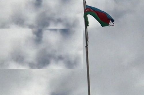 Bakı Şəhər İcra Hakimiyyətindən Azərbaycan bayrağına hörmətsizlik – VİDEO