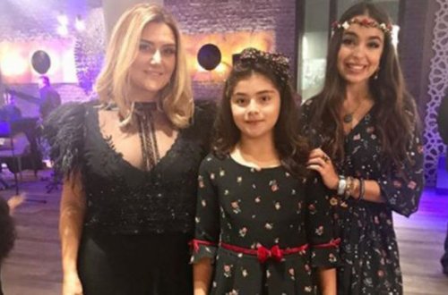 Leyla Əliyeva Zülfiyyə Xanbabayevanın doğum günündə - FOTO