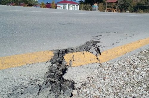 Ağsu aşırımında təhlükəli vəziyyət – FOTO