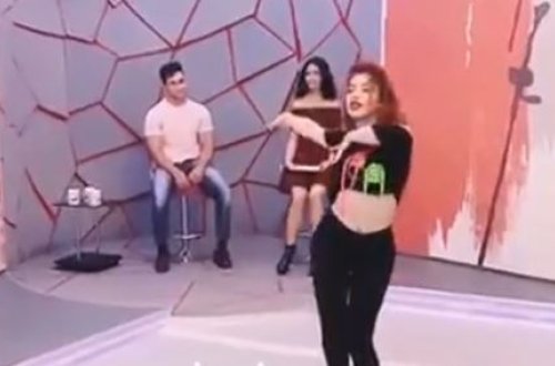 Azərbaycanlı qız efirdəki qaynar rəqsi ilə interneti 