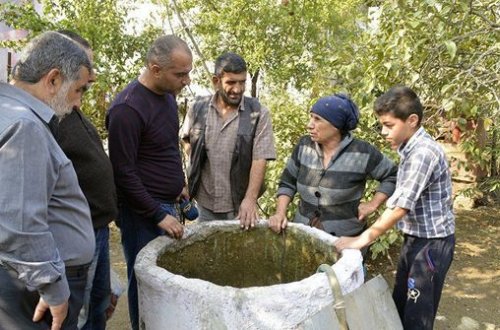 Lənkəranda quyudan isti su çıxdı