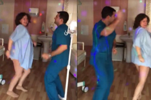 Doğum evində rəqs edən azərbaycanlı həkim danışdı - VİDEO