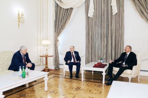 Azərbaycan prezidenti Rusiya nümayəndə heyətini qəbul edib - FOTO