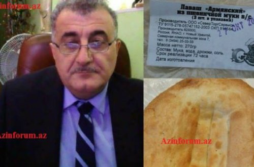 Azərbaycan diasporunun rəhbəri Rusiyada erməni lavaşı istehsal edir — FOTO+VİDEO