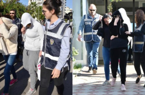 Türkiyədə lüks villada 6 fahişə tutuldu - aralarında azərbaycanlı da var (VİDEO)