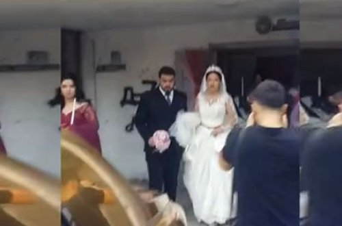 Ərəb oğlan Bakıdan qız aldı, gəlini qızılı 