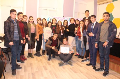 “Jurnalistikanın inkişafinda PR-ın rolu” layihəsinin yekun tedbiri kecirilib