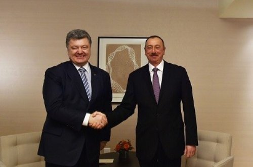 İlham Əliyev Poroşenko ilə görüşəcək