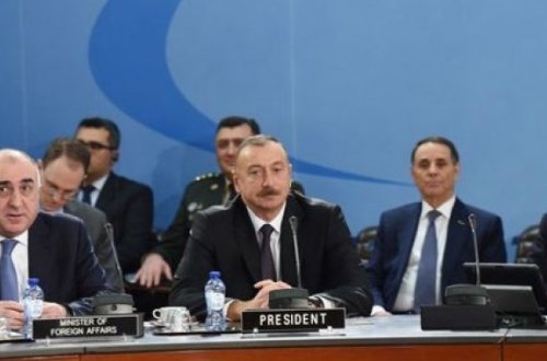 Azərbaycan prezidenti NATO-nun Şimali Atlantika Şurasının iclasında - FOTO