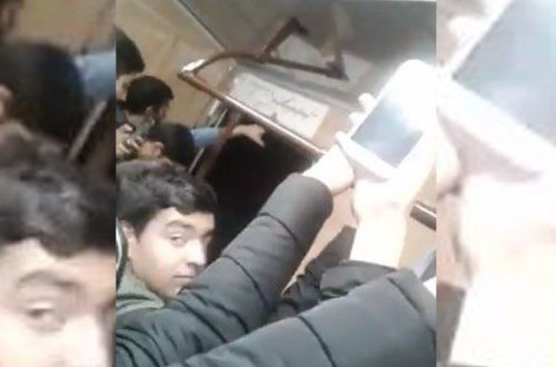 Bakı metrosunda təhlükəli anlar – VİDEO