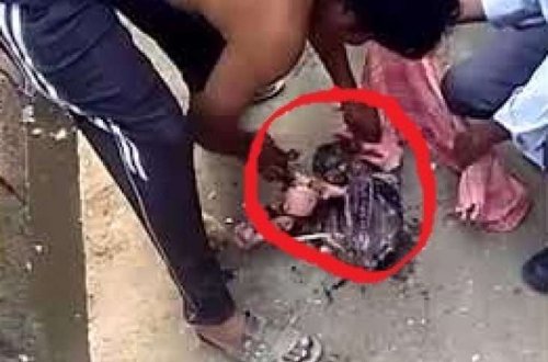 VİDEO: Belə vəhşilik görülməyib - Yeni doğulmuş körpəni kanalizasiyaya atdılar