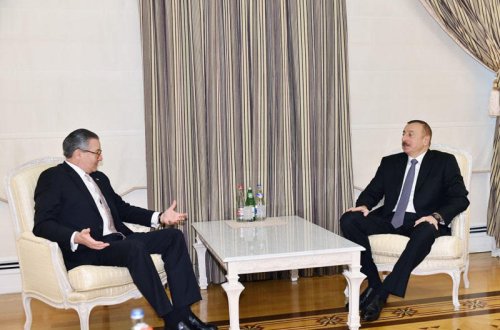 Prezident İlham Əliyev Kosta Rikanın xarici işlər və etiqad nazirini qəbul edib