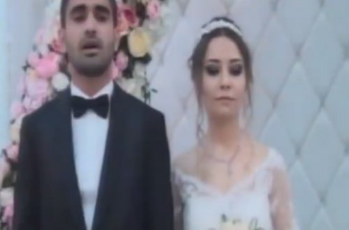 Bakıda toy Azərbaycan himni ilə başladı - VİDEO