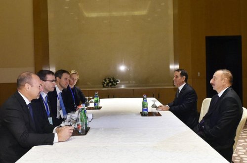 Prezident İlham Əliyev Estoniyanın xarici işlər nazirini qəbul edib - FOTO