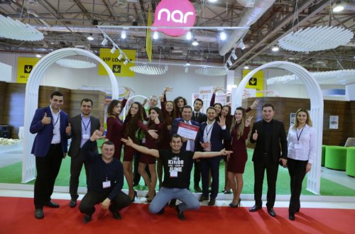 “Nar” BakuTel stendində  keçirilmiş müsabiqənin qalibləri mükafatlandırıldı