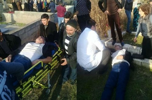 Salyanda qətlə yetirilən ana və 4 qızının qəbri üstündə ürəkağrıdan mənzərə – VİDEO