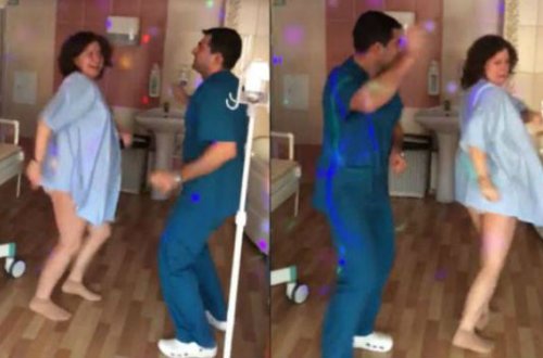 Xəstəsi ilə doğuşdan öncə rəqs edən ginekoloq erməniylə dostluq edir — FOTO / VİDEO