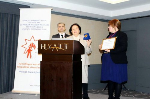 Hemofiliyalı Xəstələrin Respublika Assosiasiyası Hesabat Konfransını təşkil edib