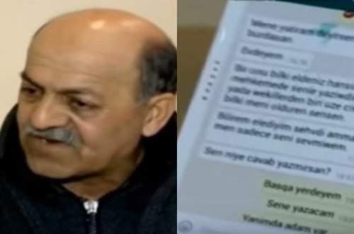 Qayınata efirdə gəlininin xəyanət mesajlarını göstərdi - VİDEO