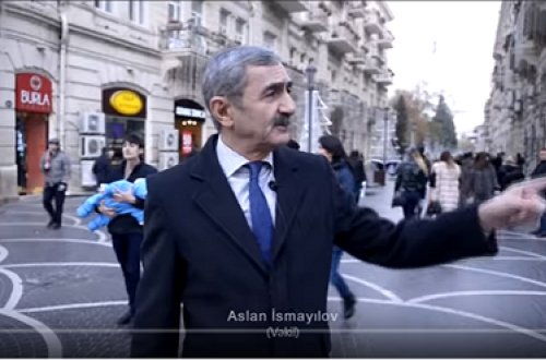 Eldar Əzizov Bakının mərkəzini biabırçı hala saldı - ŞOK VİDEOREPORTAJ