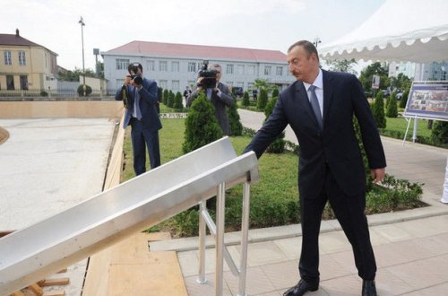 Prezident yaşayış binasının təməlqoyma mərasimində – YENİLƏNİB