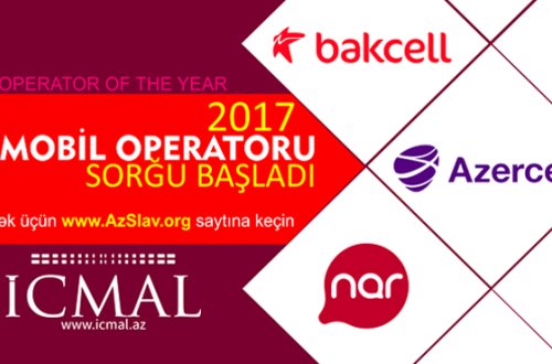 İCMAL.az “İLİN MOBİL OPERATORU - 2017” sorğusuna başladı – ASGA-nın dəstəyi ilə
