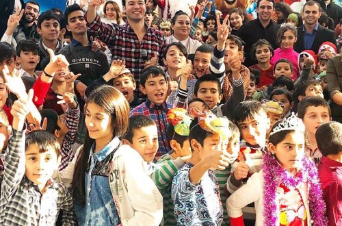 Pərvin Şərifov kimsəsiz uşaqları sevindirdi - FOTOLAR