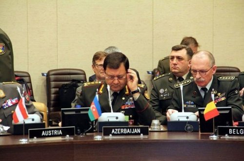 Nəcməddin Sadıkov NATO-nun iclasında – FOTO