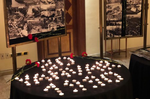 Misirdə 20 Yanvar şəhidləri anılıb (FOTO)