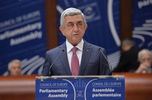 Sarkisyan: Türkiyə Ermənistanla güc mövqeyindən danışa bilməz