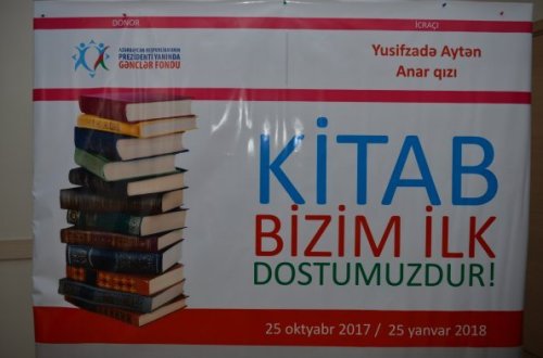 “Kitab bizim ilk dostumuzdur!” – Gənclər Fondunun layihəsi