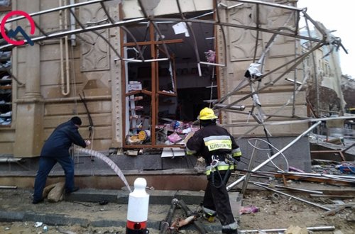 Partlayış baş verən yerdən - Fotolar + Yenilənib