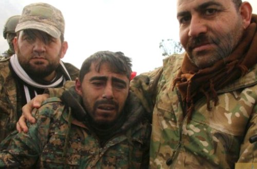 Terrorçular belə təslim oldu - Foto