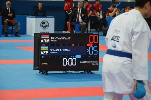 Karateçimiz ermənini 5:0 hesabı ilə məğlub edib – FOTO