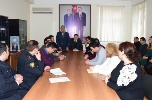 Ombudsmanın Gəncə regional mərkəzi Naftalanda “Müsəlman Şərqində ilk Demokratik Respublika” mövzusunda tədbir keçirib