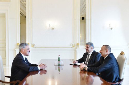 İlham Əliyev Çeyz Keri ilə görüşdü