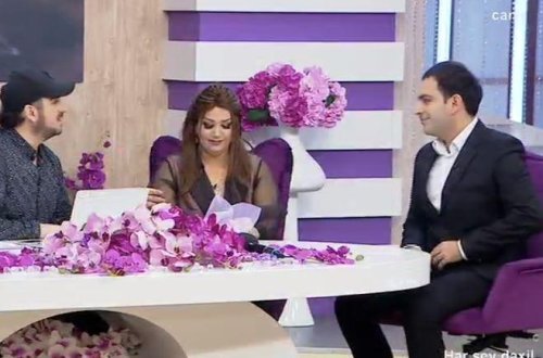 Canlı yayıma gəlib Mənzurə ilə evlənmək istədiyini dedi - FOTOLAR