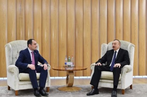 İlham Əliyev bir sıra görüşlər keçirib