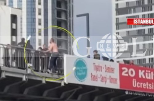 Arvadı dar şalvar və mini ətək geyinən kişi bütün şəhəri ayağa qaldırdı - VİDEO