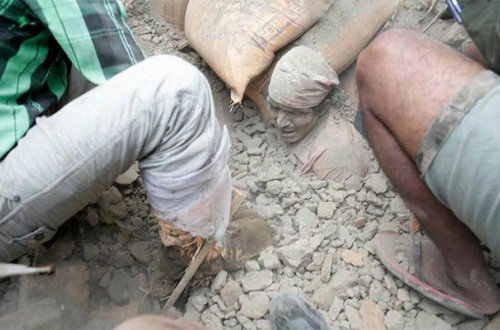 Meksikada dəhşətli zəlzələ - Fotolar